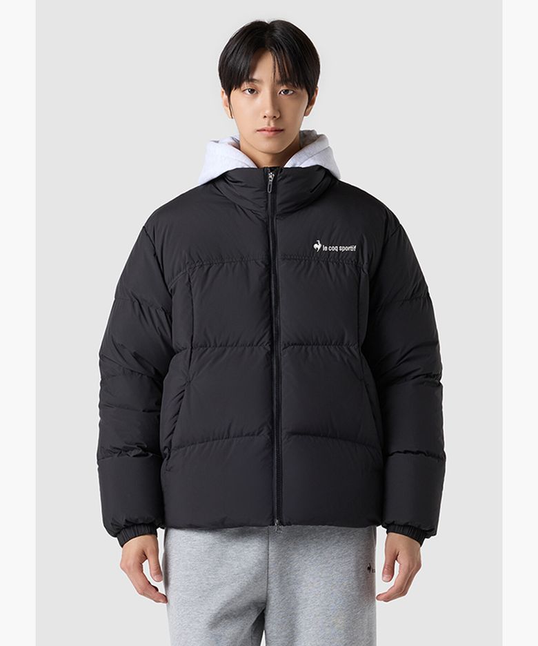 유니 노바 2.0 루즈핏 숏다운 자켓 - 블랙 QQ423LDJO3