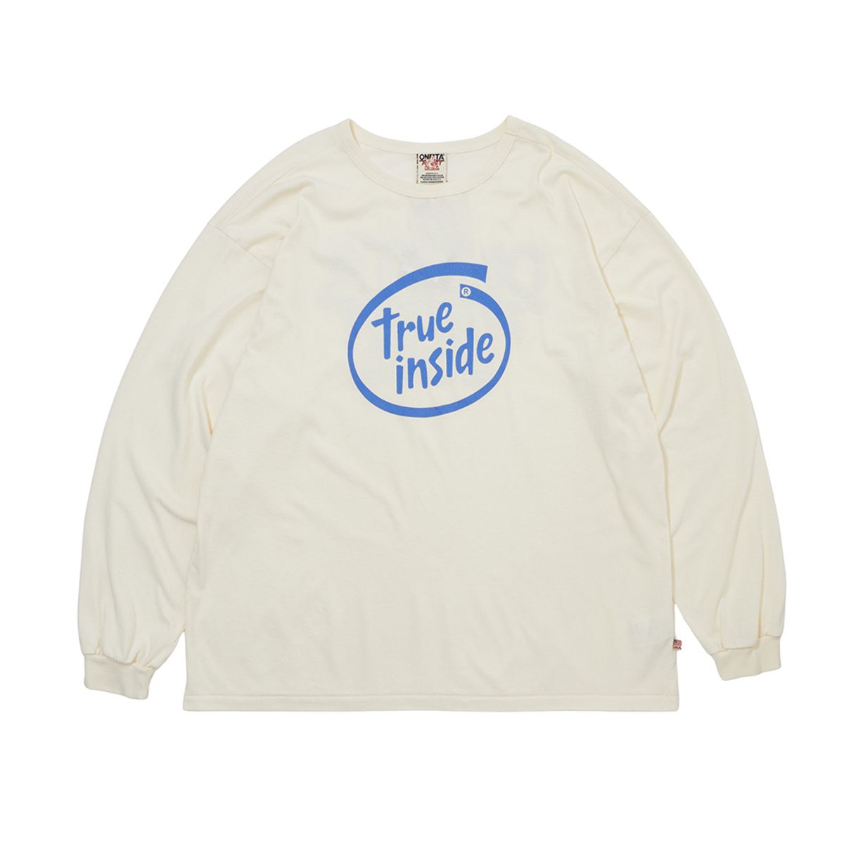 트루릴리젼(TRUERELIGION) TRUE RELIGION x ONEITA TRUE INSIDE LONG SLEEVE_IVORY