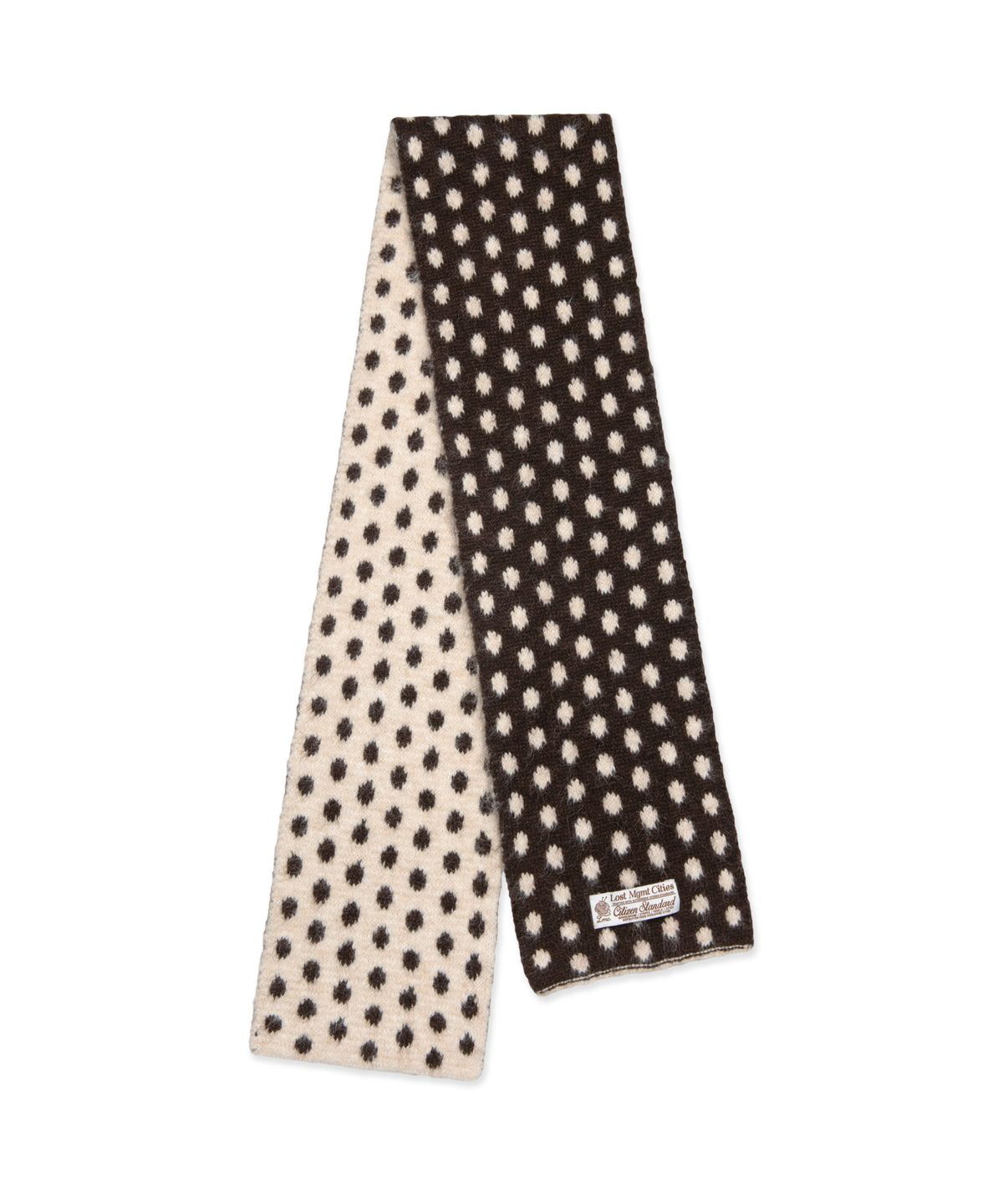 엘엠씨(LMC) DOT KNIT MUFFLER brown