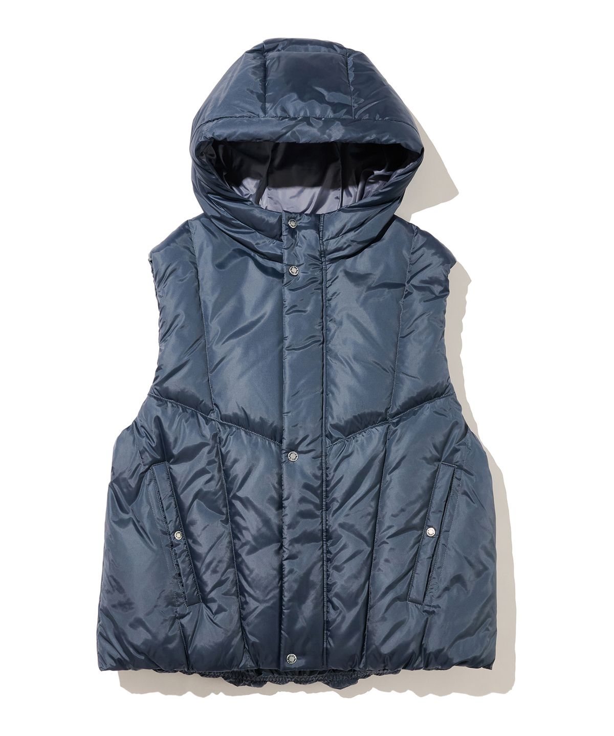 논타입(NONTYPE) NARROW SHELL DOWN VEST (NAVY BLUE)