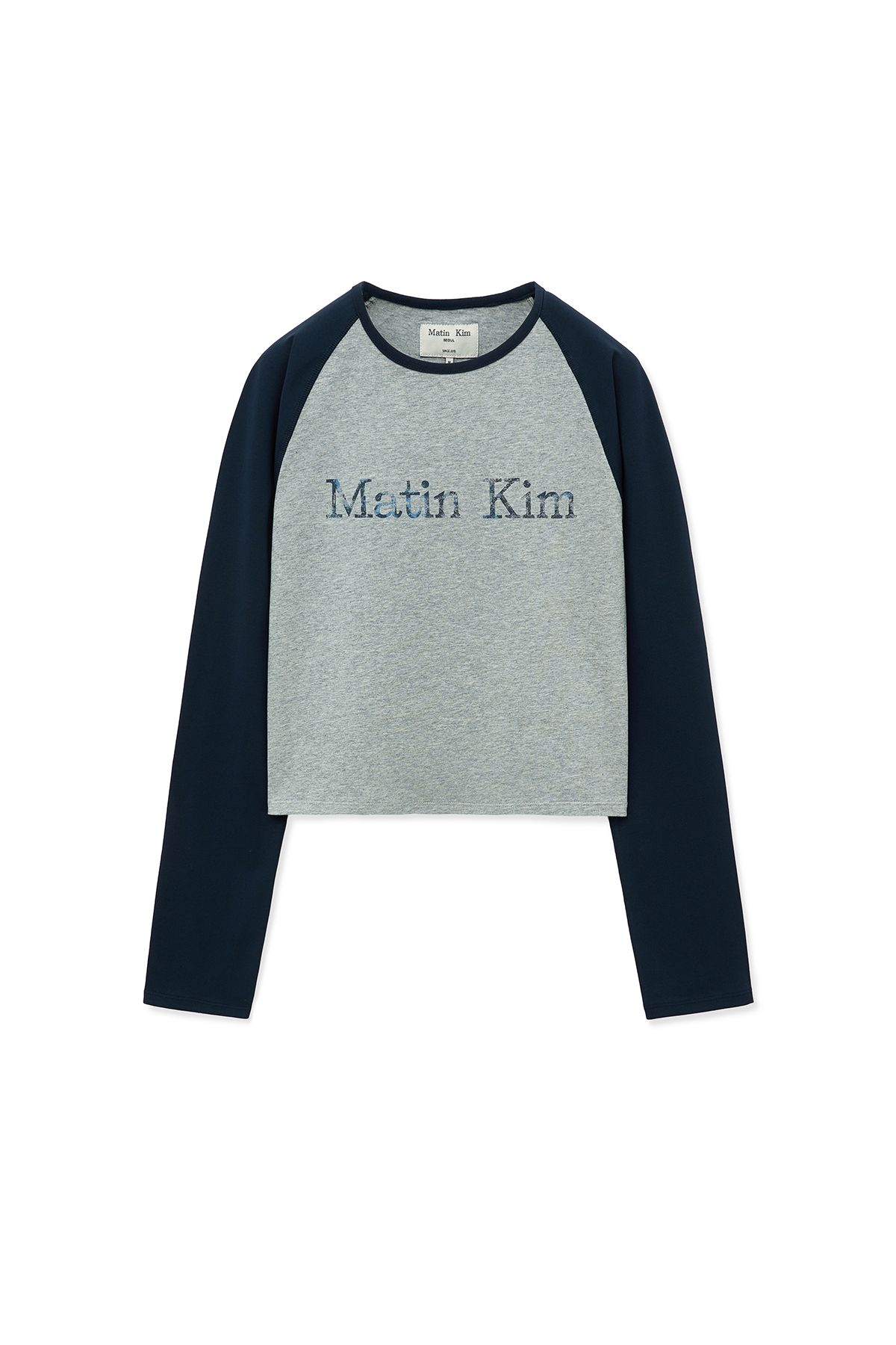 MATIN KIM カーディガン MATIN KIM ニット カーディガン SPELL POINT STRIPE KNIT