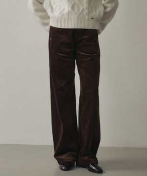 French Corduroy Pants DarkBrown