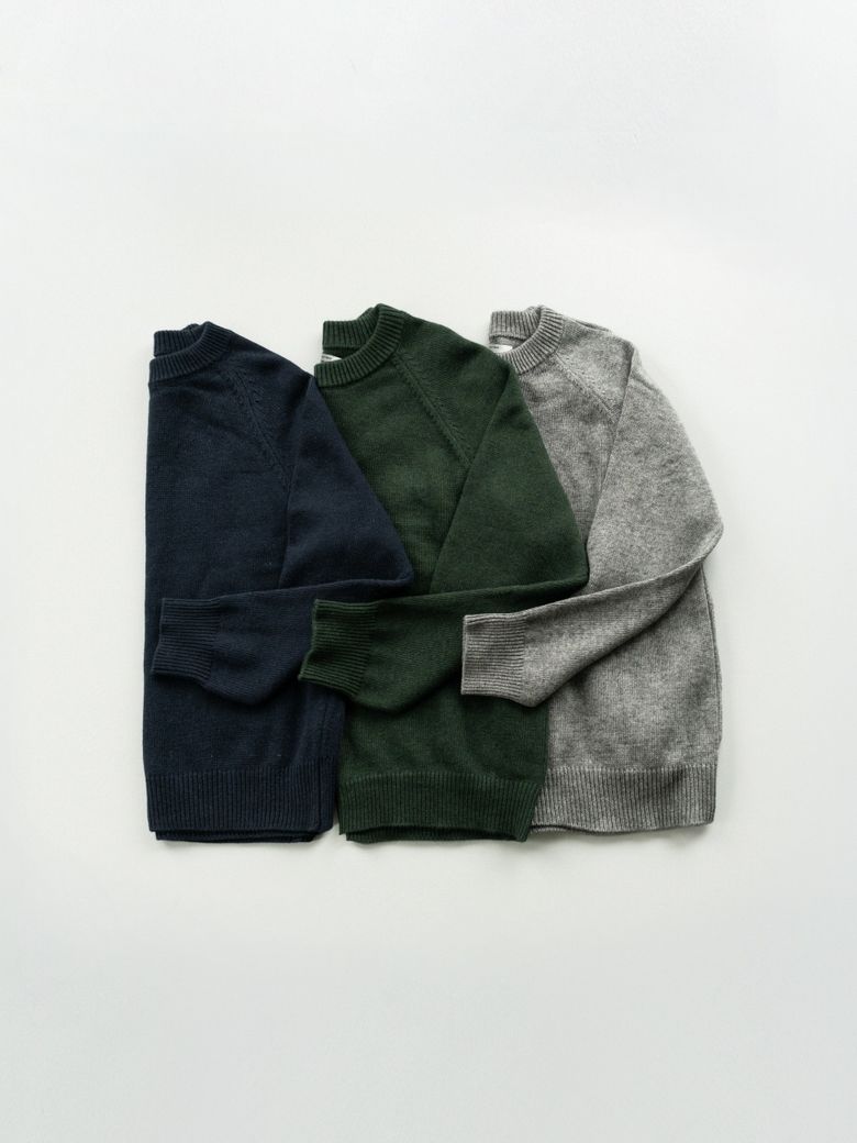 야크 울 크루넥 스웨터 (3 Color)