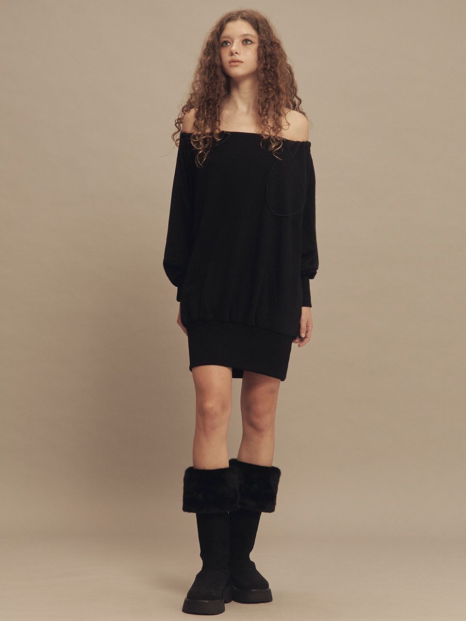 mini silk black dress BCBGMAXAZRIA Black Bat Sleeve Mini Dress – Runway Catalog main image 1