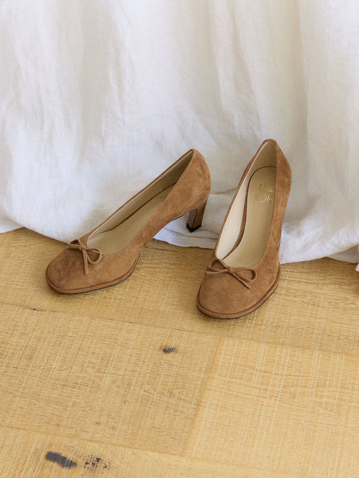 더조히(THE JOHI) Edith Ribbon Pumps_6CM_2 Colors