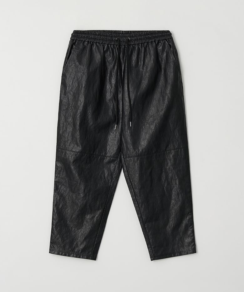 LEATHER BANDING PANTS