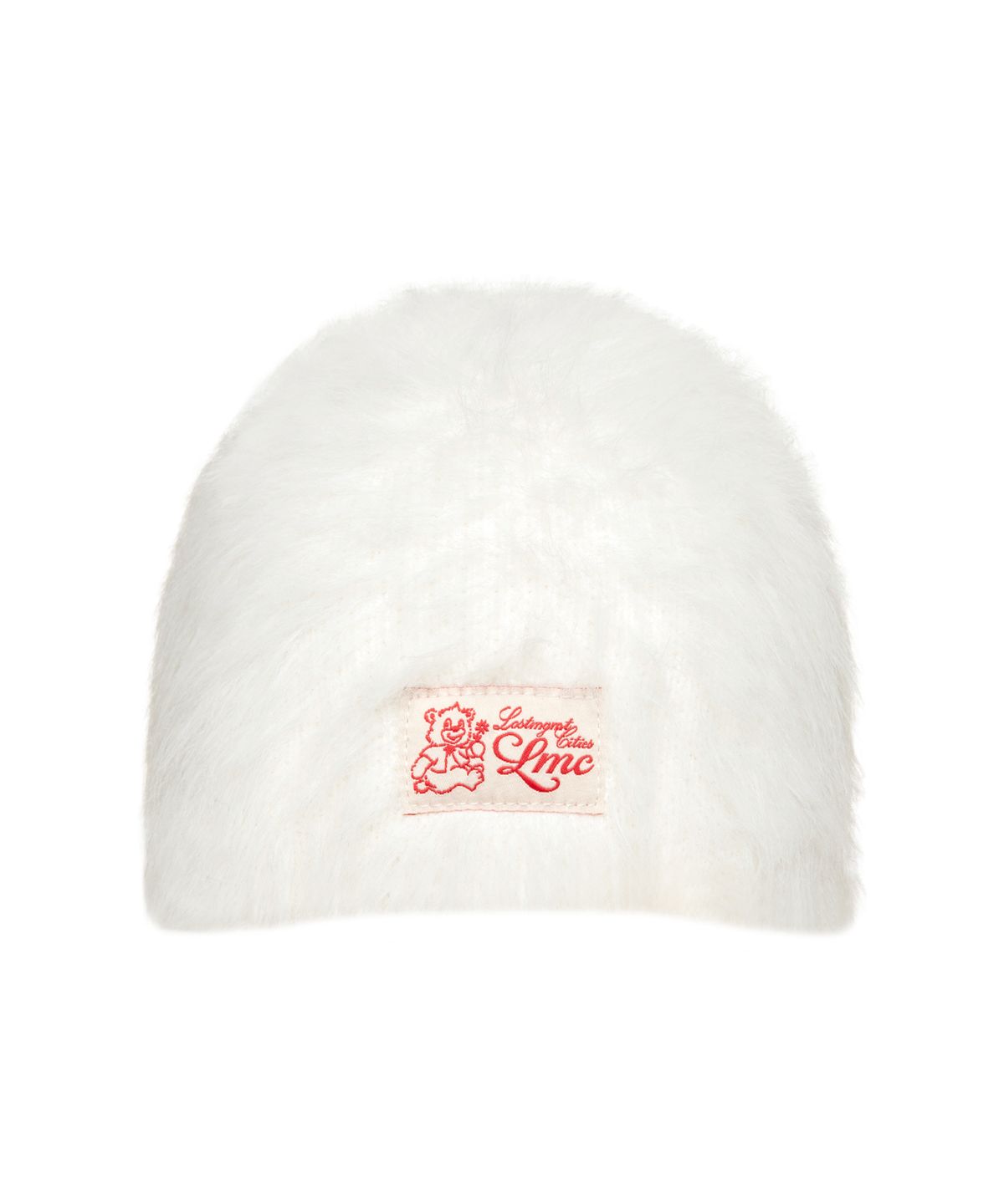 엘엠씨(LMC) HAIRY UNCUFFED BEANIE white