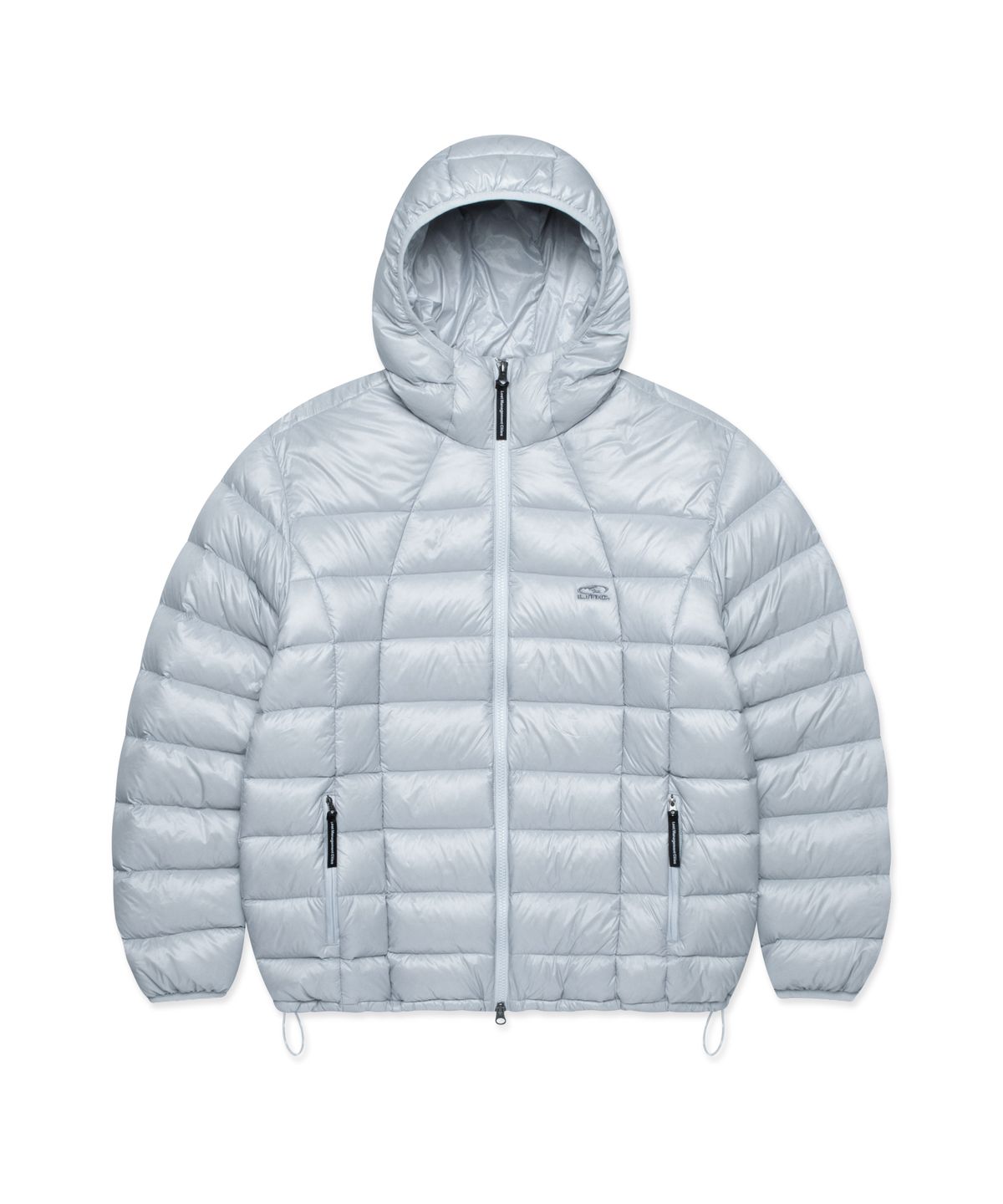 엘엠씨(LMC) OVAL GLOBE LIGHT WEIGHT HOODED DOWN JACKET light gray