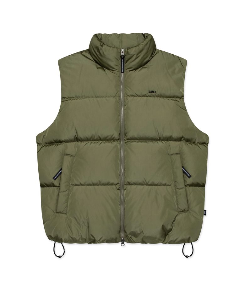 OG PUFFER DUCK DOWN VEST olive