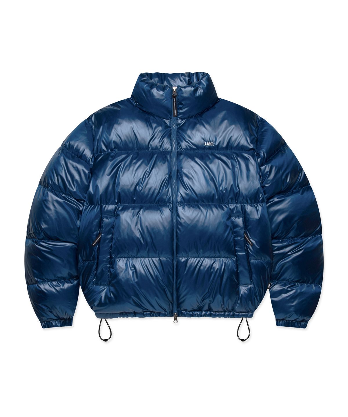 엘엠씨(LMC) OG GLOSSY PUFFER DUCK DOWN PARKA blue