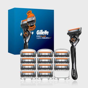 프로글라이드 매뉴얼 면도기 핸들1 + 면도날 12입