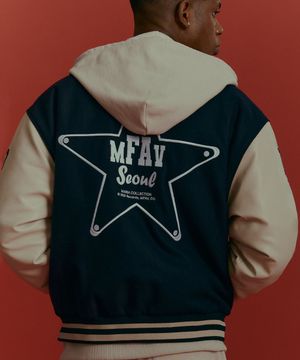 스타그라운드 바시티 자켓 네이비