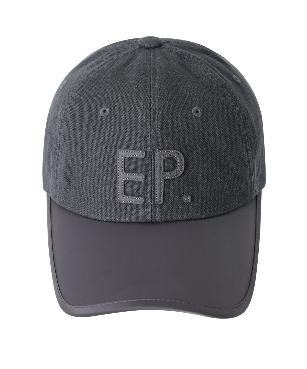 이피디벨롭(EPDEVELOP) EP 아플리케 컬러 블록 볼캡 그레이