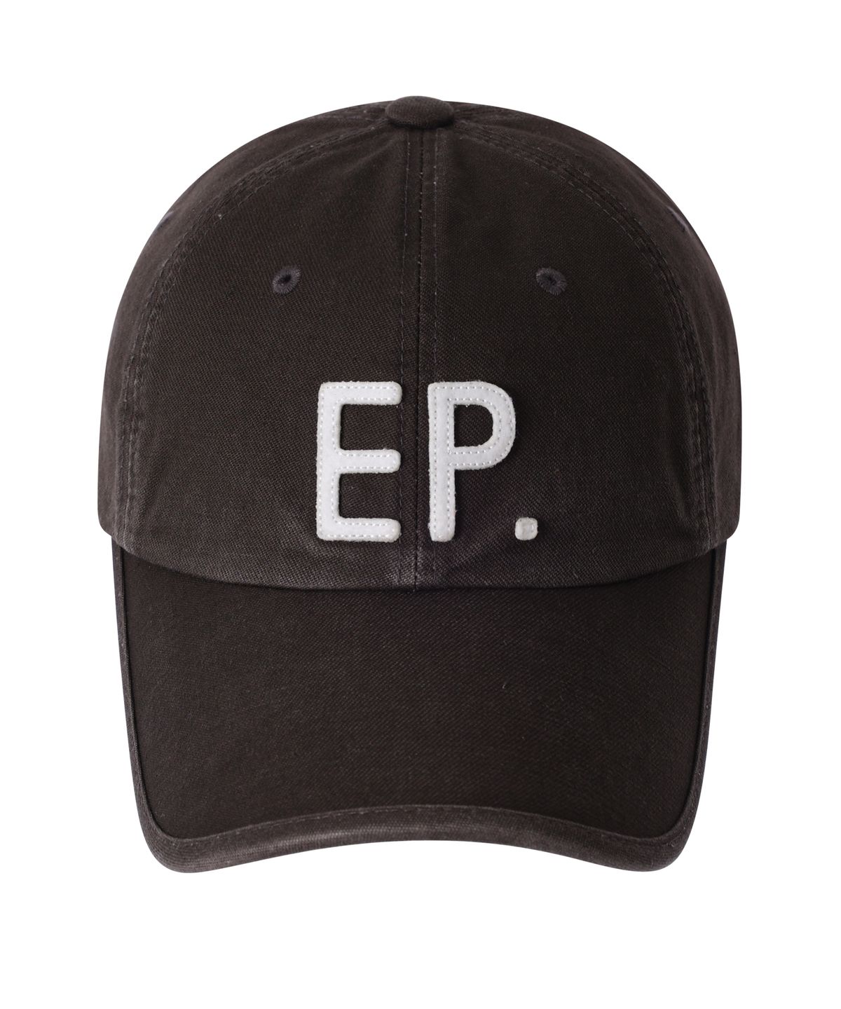 이피디벨롭(EPDEVELOP) EP 아플리케 빈티지 볼캡 브라운