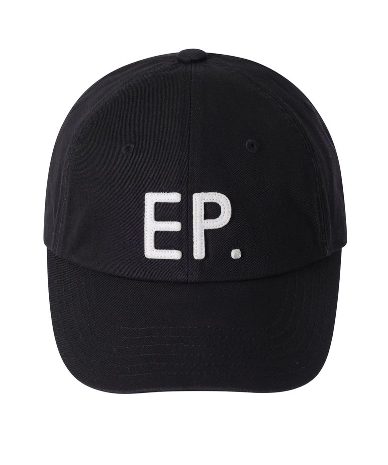 EP 아플리케 워시드 소프트 캡 블랙