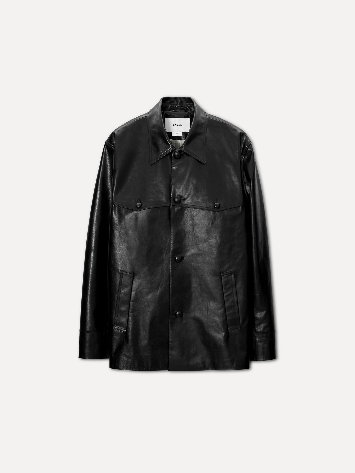 ジャケット・アウター archive Japanese Label leather jacket MUSINSA | LABEL ARCHIVE Ronan leather jacket black