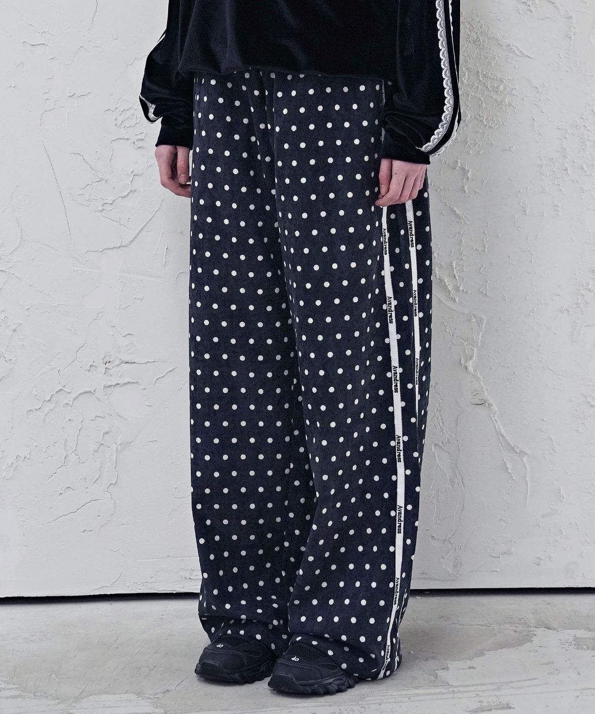 어반드레스(AVANDRESS) Polka Play Dot Pants BLACK