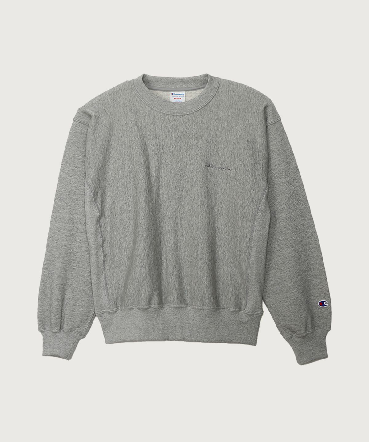 챔피온(CHAMPION) 여성 리버스위브 루즈핏 크루넥 스웨트셔츠 Oxford Grey