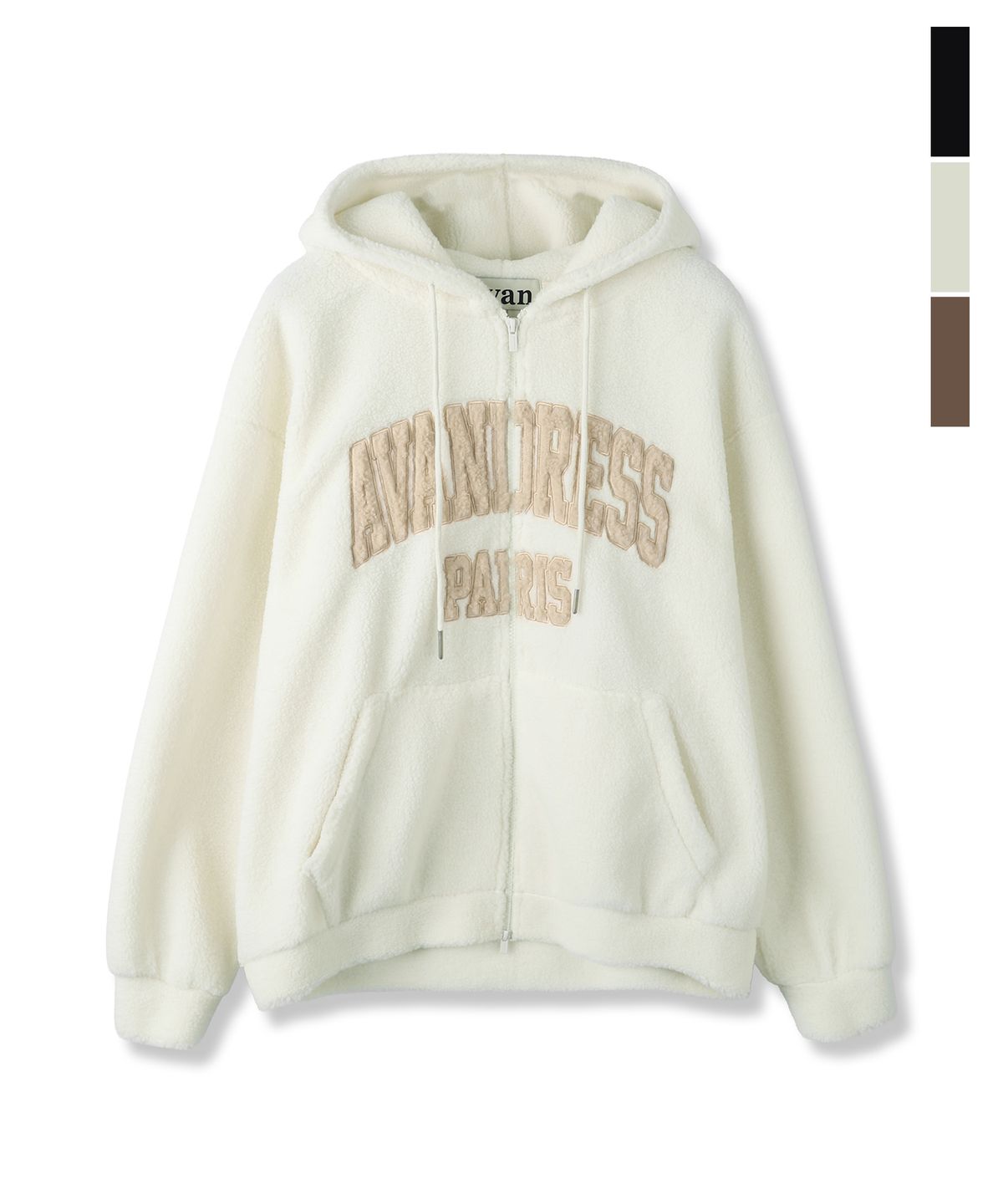 어반드레스(AVANDRESS) Campus Fleece Hood Zip-up_3Colors