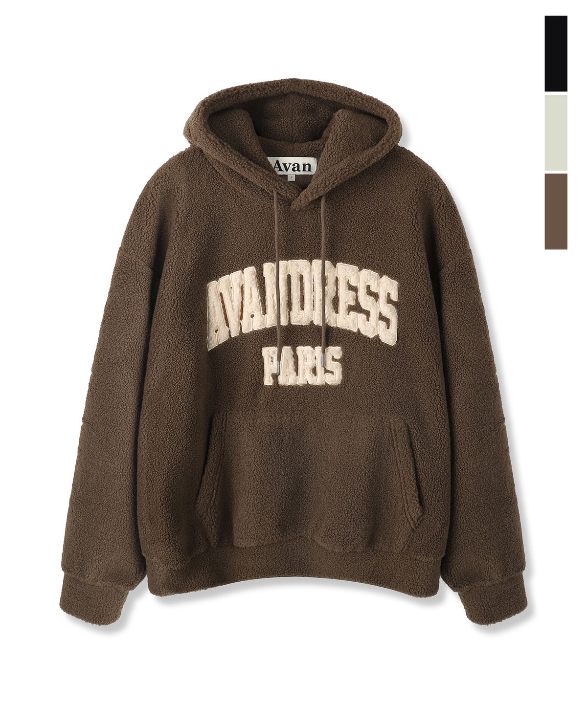 어반드레스(AVANDRESS) Campus Fleece Hoody_3Colors