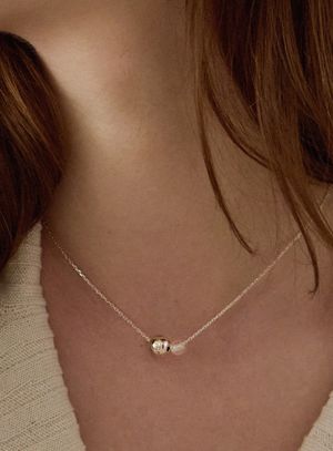 [실버925] 버블 듀 두 목걸이