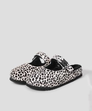 (WOMEN) 레오파드 메리제인 뮬  화이트 (HH59K2J131)