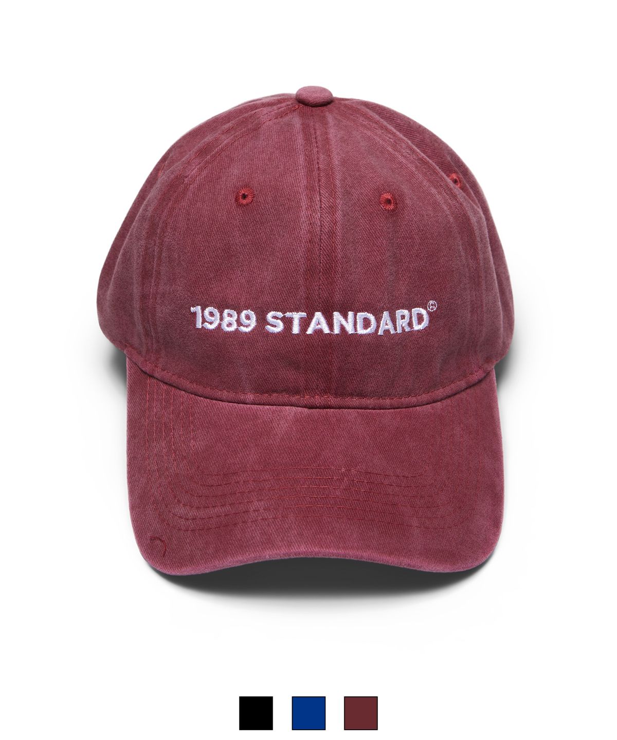 1989스탠다드(1989STANDARD) MAIN LOGO 피그먼트 볼캡 (JACBCP-0002)