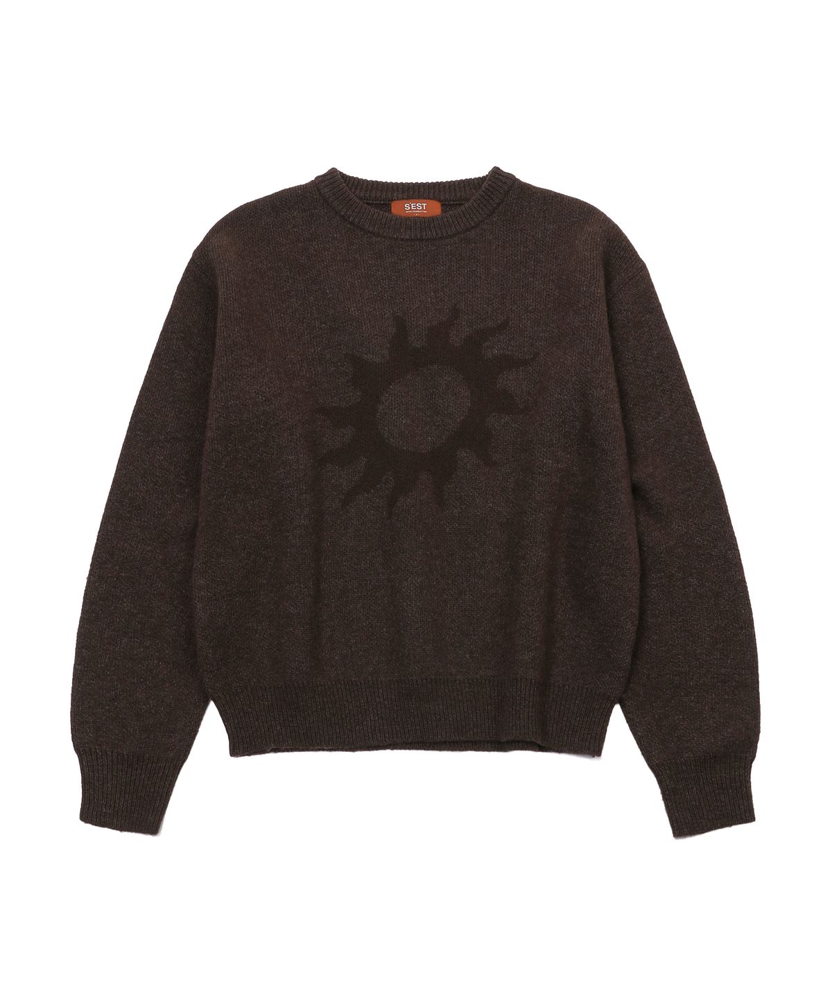 에스이에스티(S'EST) Solaris Jacquard Knit Brown