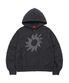 Solaris Applique Hoodie Zip Up Charcoal