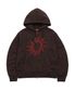 Solaris Applique Hoodie Zip Up Brown