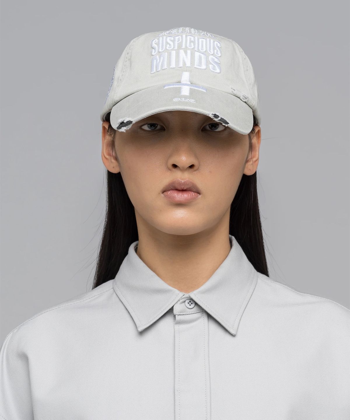 032씨(032C) (U) 서스피셔스 마인드 캡 페이디드 그레이 SUSPICIOUS MINDS CAP FADED GREY