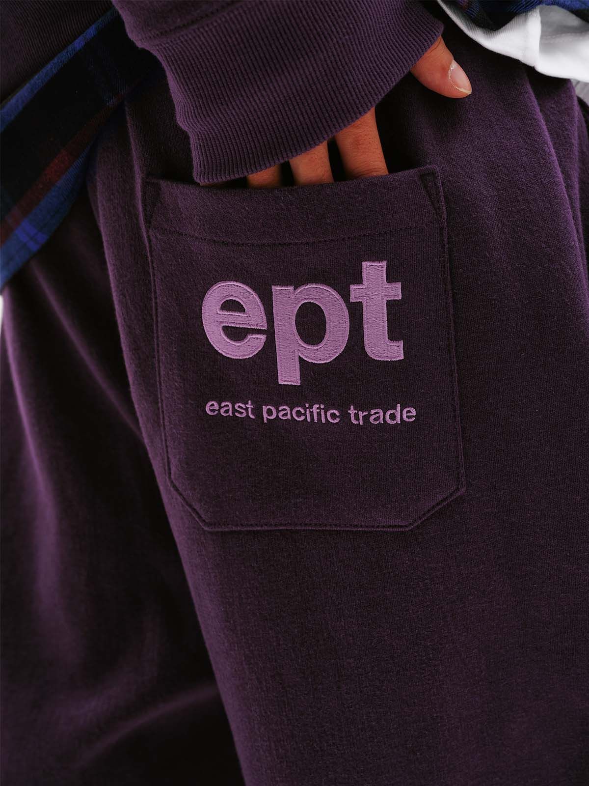 이피티(EPT) CLASSIC LOGO SWEAT PANTS (PURPLE)