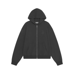 WINTER SPORTS ZIP-UP HOODIE (CHARCOAL)