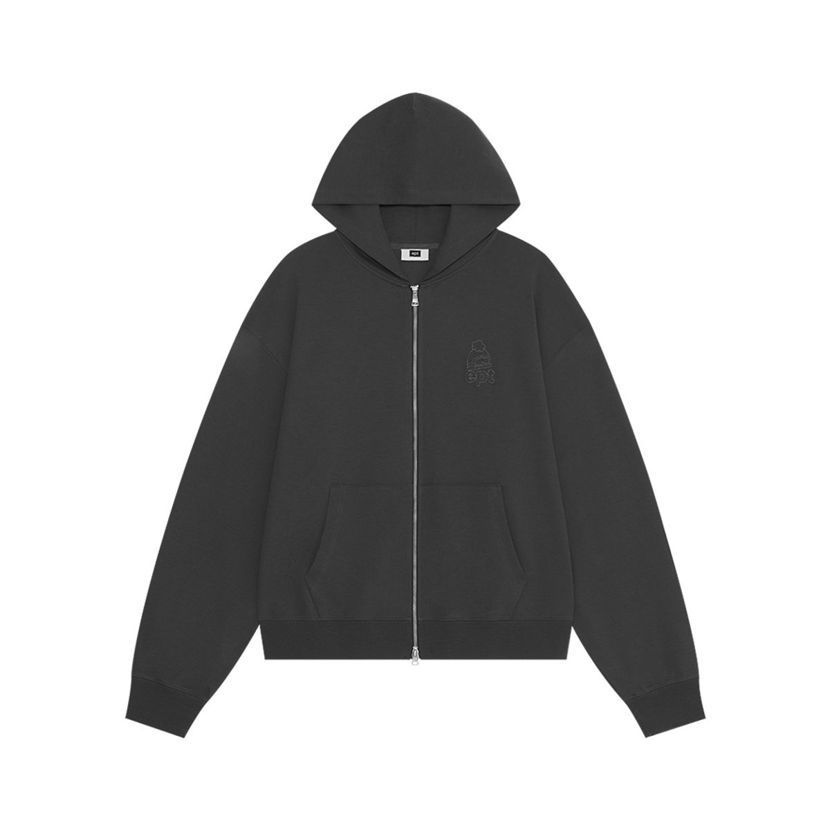 이피티(EPT) WINTER SPORTS ZIP-UP HOODIE (CHARCOAL)