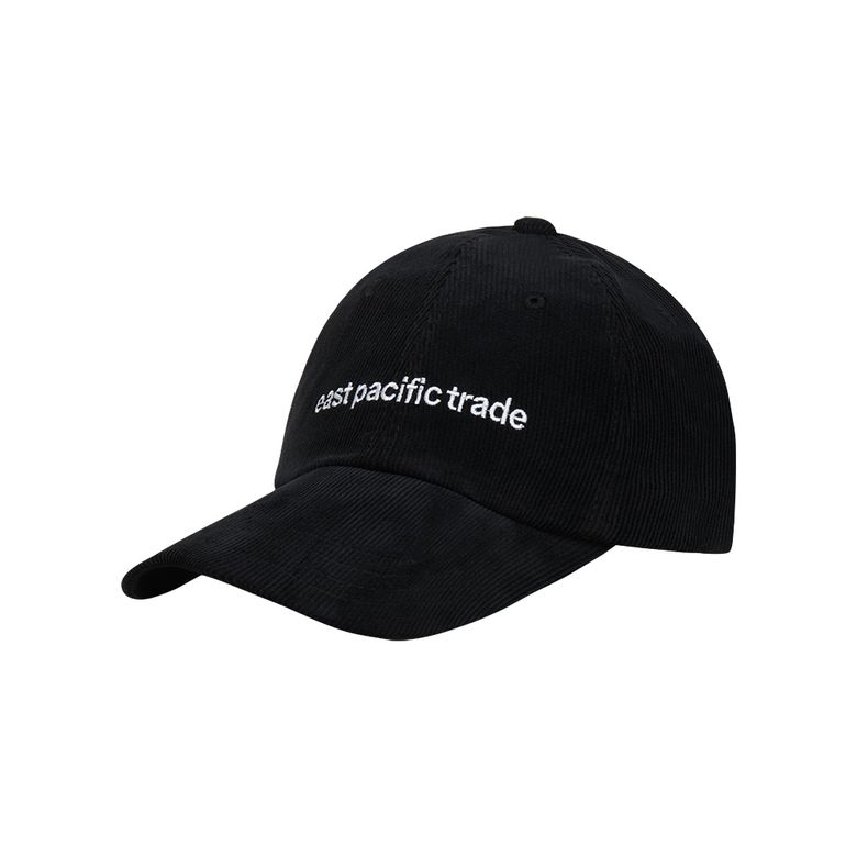 CORDUROY STRING CAP (BLACK)