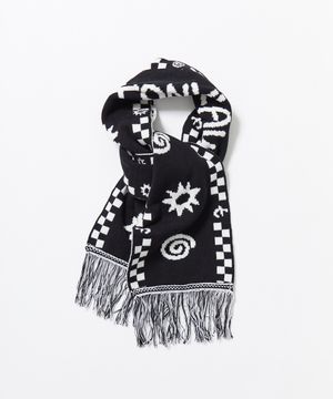 리버시블 자가드 머플러