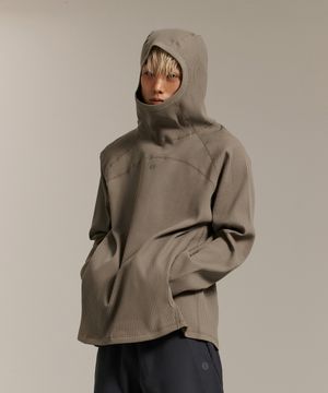 와플 유니 트레일 후디-샌드베이지