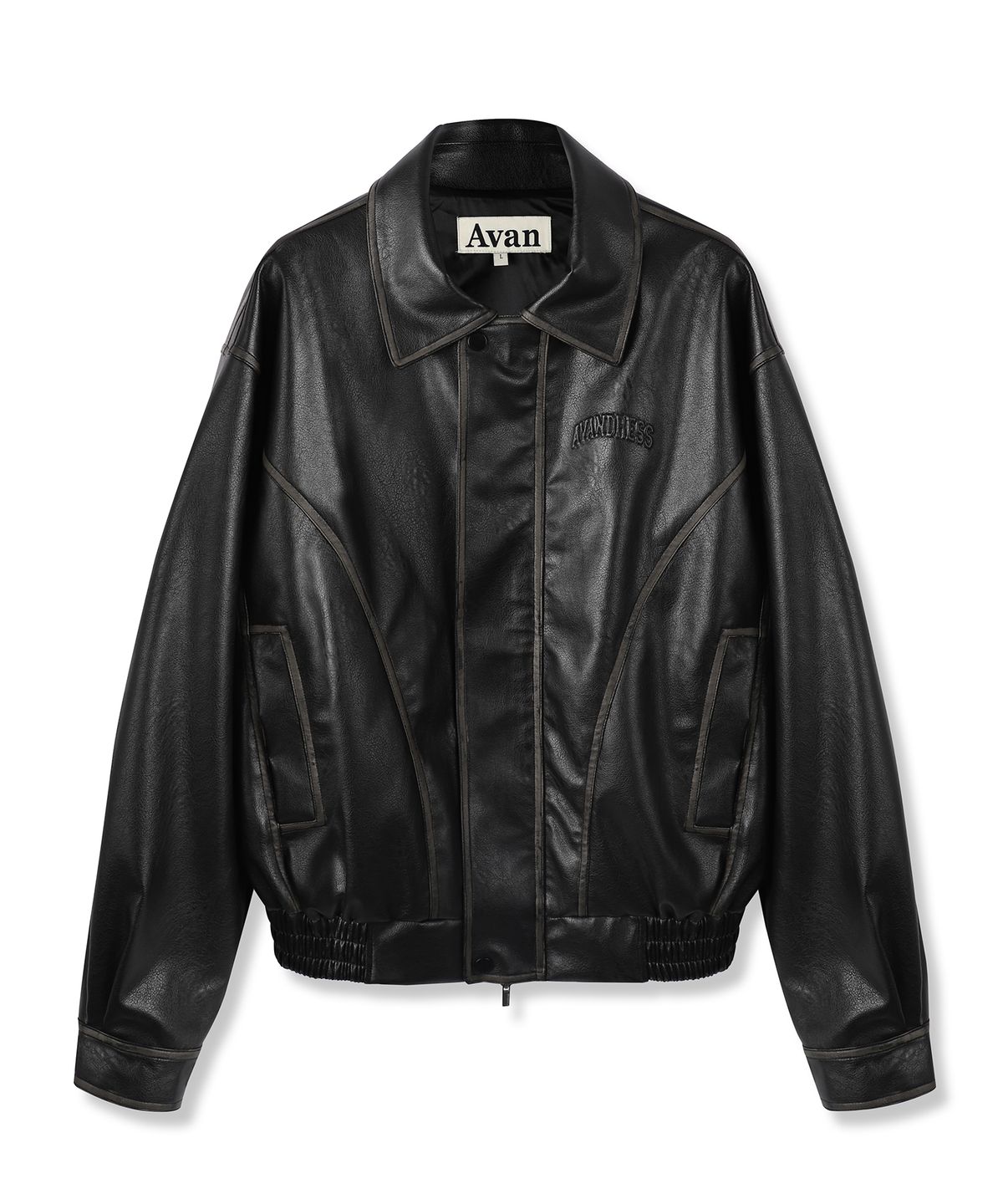 어반드레스(AVANDRESS) Bronze Grain Jacket BLACK