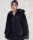 Champagne Fur Jacket BLACK