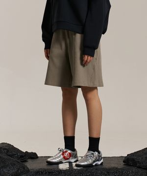 와플 유니 트레일 쇼츠-샌드베이지