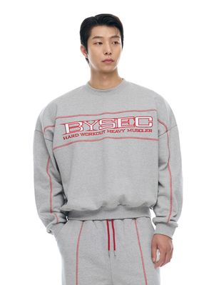 테리 라인 스웨트 셔츠_2Color