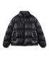 Vintage Art Leather Over-fit Puffer BLACK