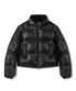 Vintage Art Leather Puffer BLACK