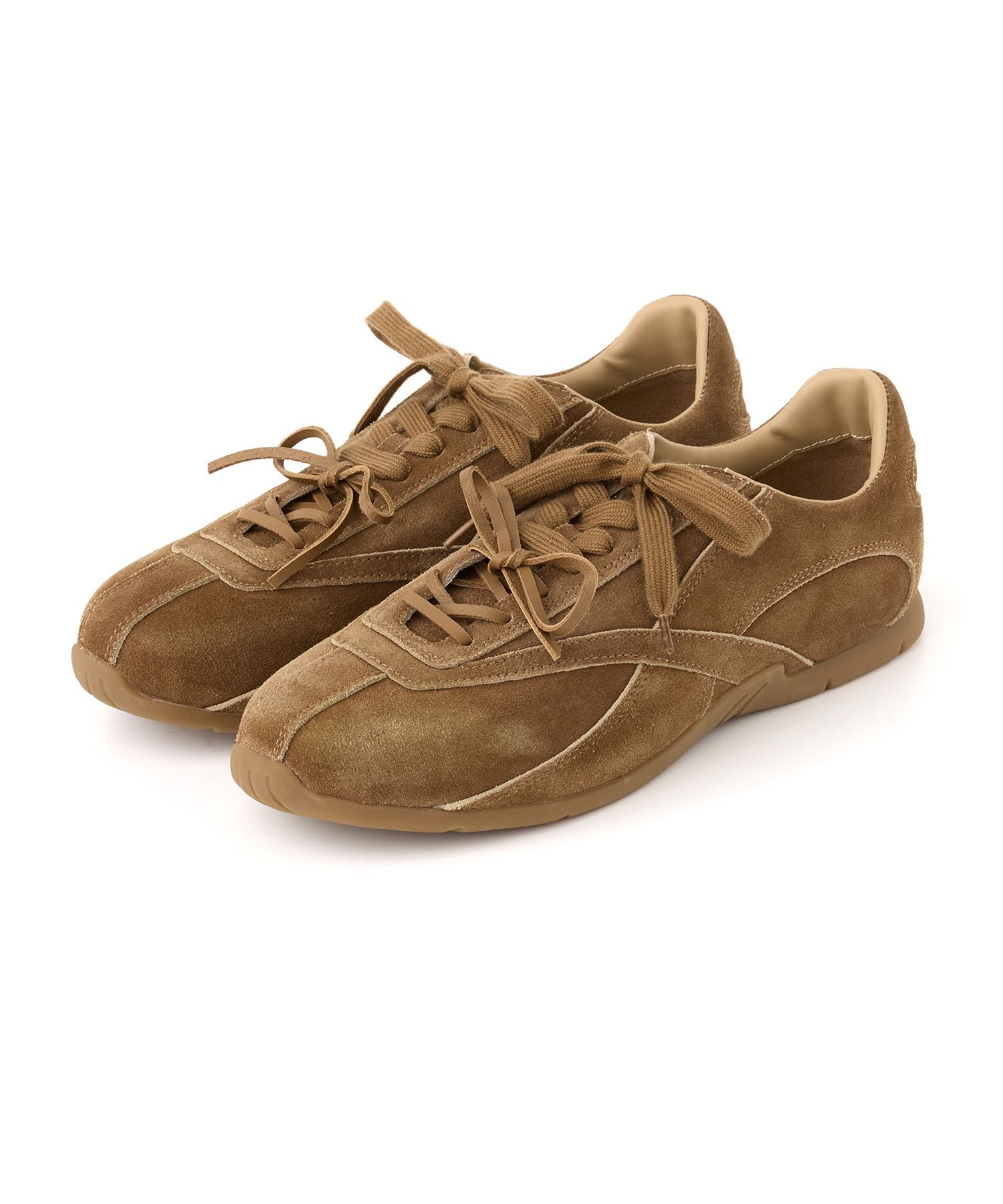 MUSINSA公式 | DNSR WOMEN ローカットスエードスニーカー ブラウン