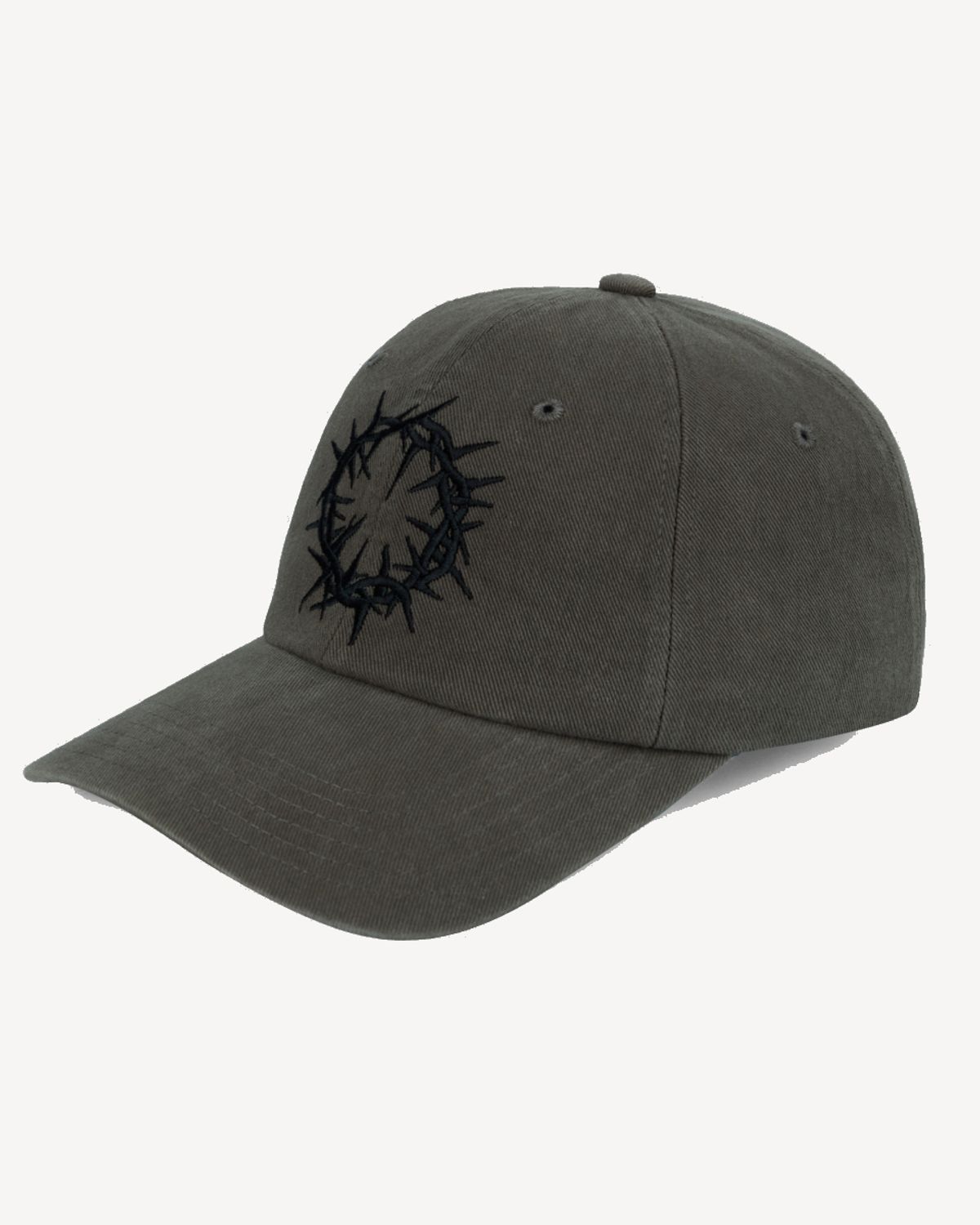 덤(THUMB) VINTAGE WASHED SNAKE CAP (DARK KHAKI)