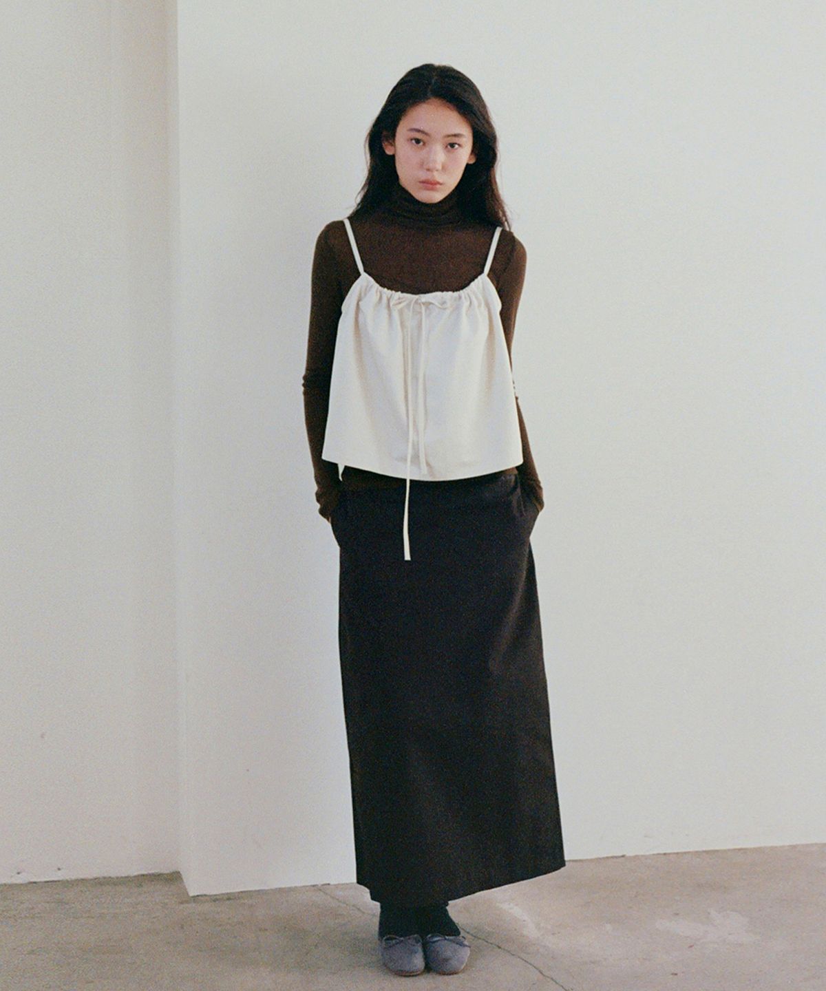 벗튼(BUT'TON) Shirring Bustier (2 colors)
