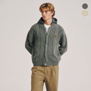 테니스 리그 후드 스웨터 가디건 UNI (2color)