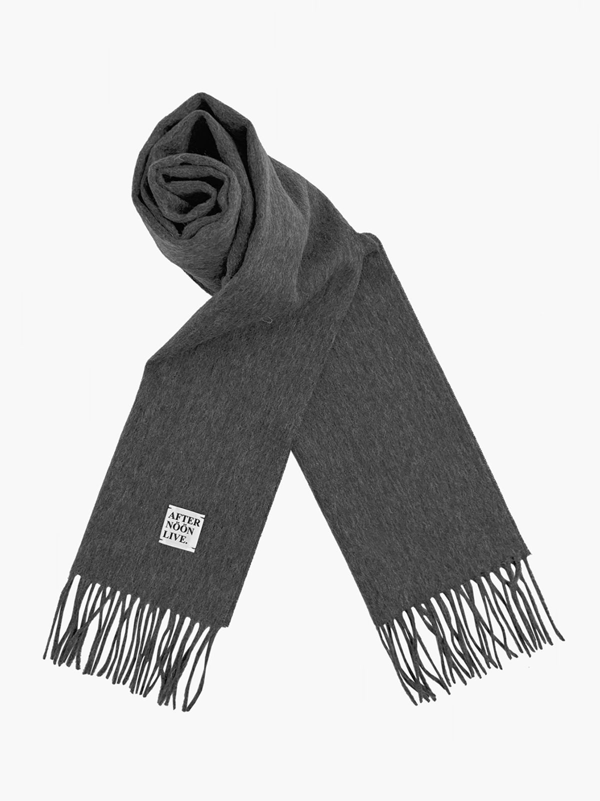 애프터눈라이브(AFTERNOONLIVE) Wool Muffler (Charcoal)