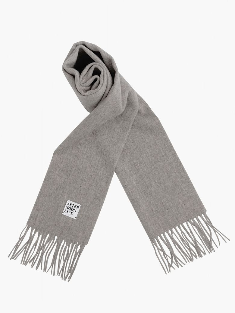 Wool Muffler (Warm Gray)