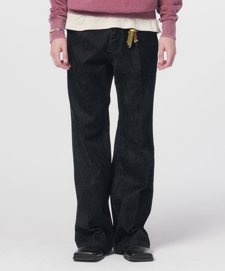 Velvet Denim Bootcut_Black